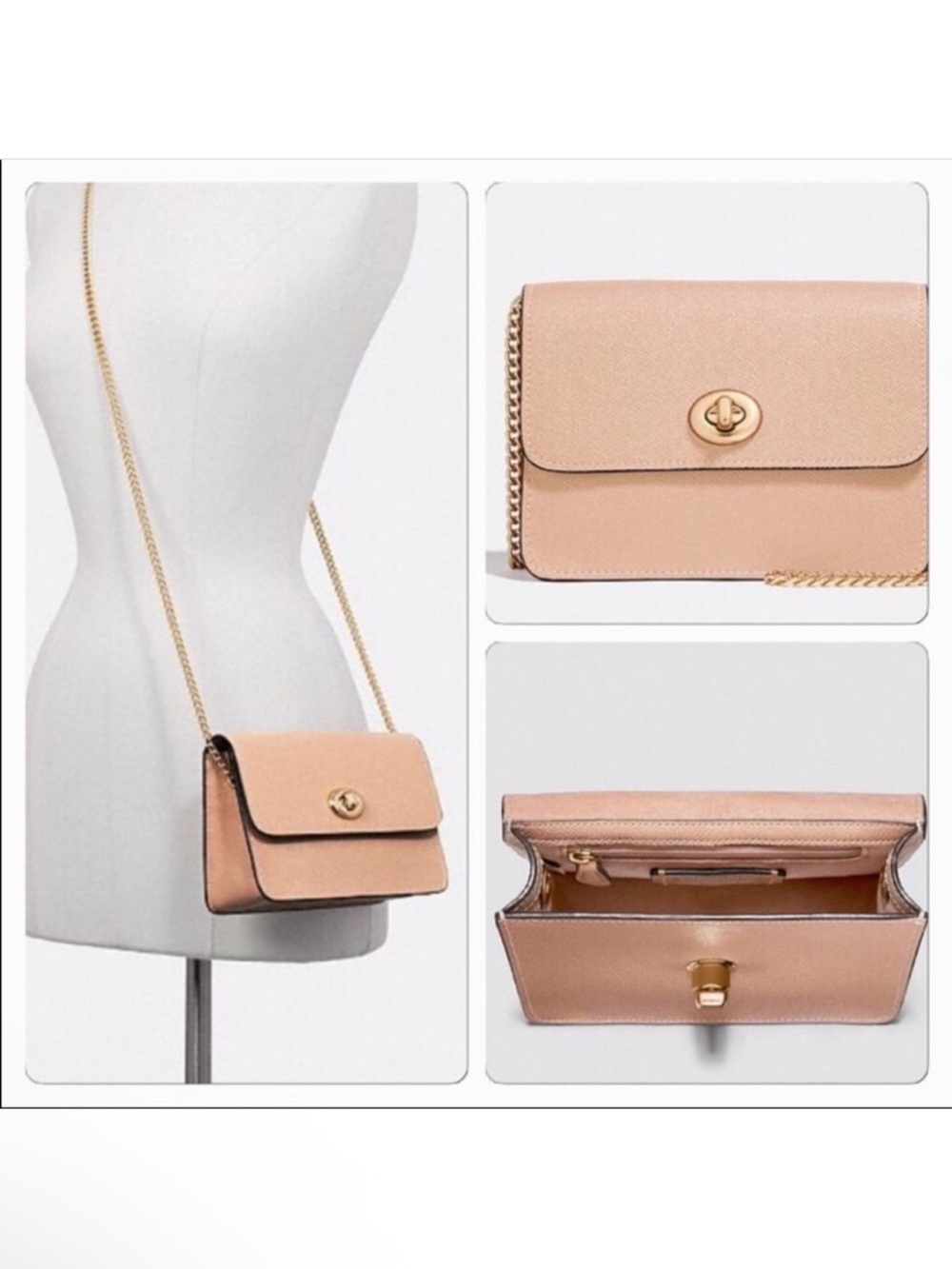 COACH BOWERY GLITTER CROSSBODY BAG